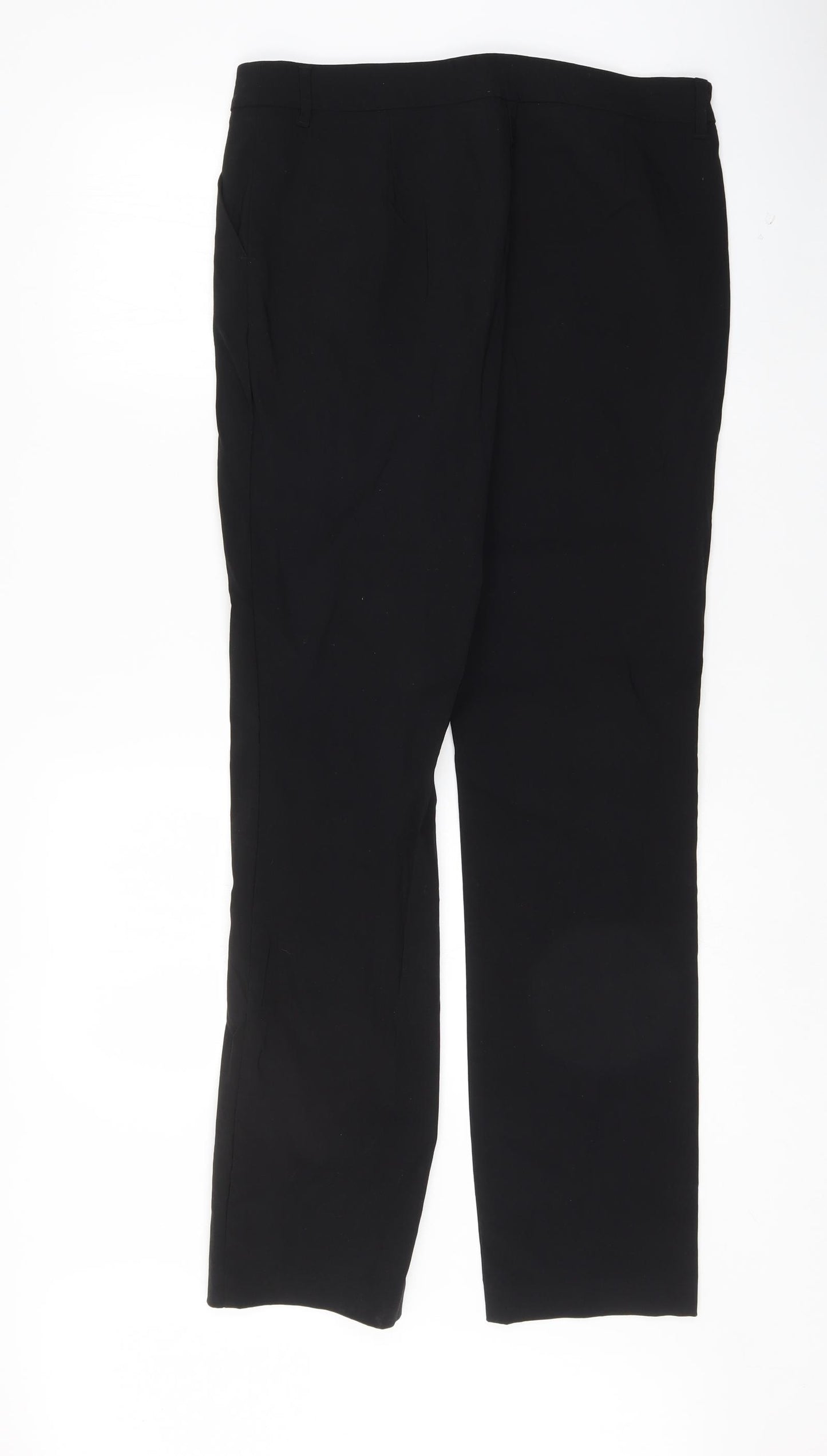 Matalan Womens Black   Trousers  Size 14 L30.5 in