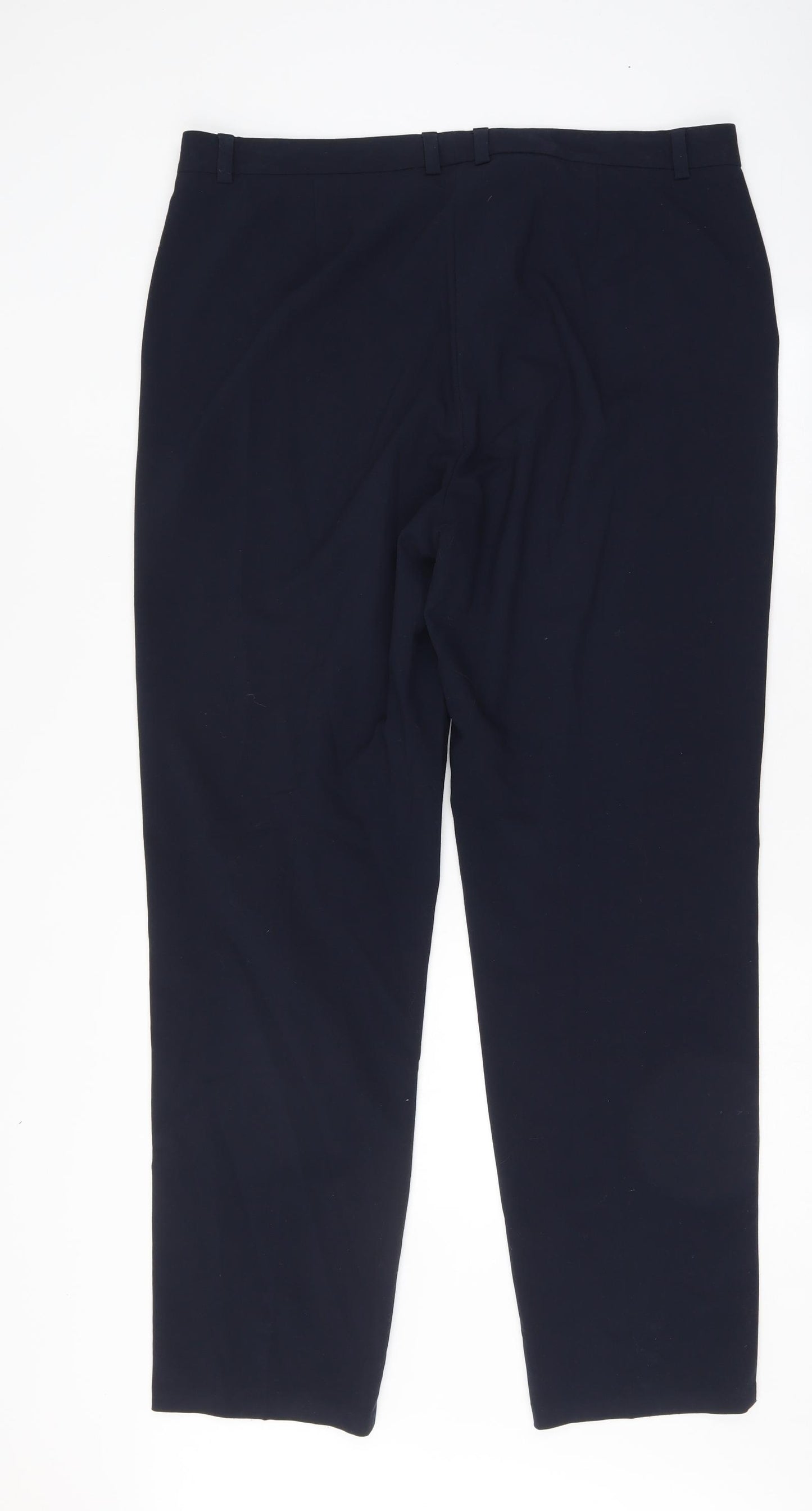 Marks and Spencer Womens Blue   Trousers  Size 18 L33 in