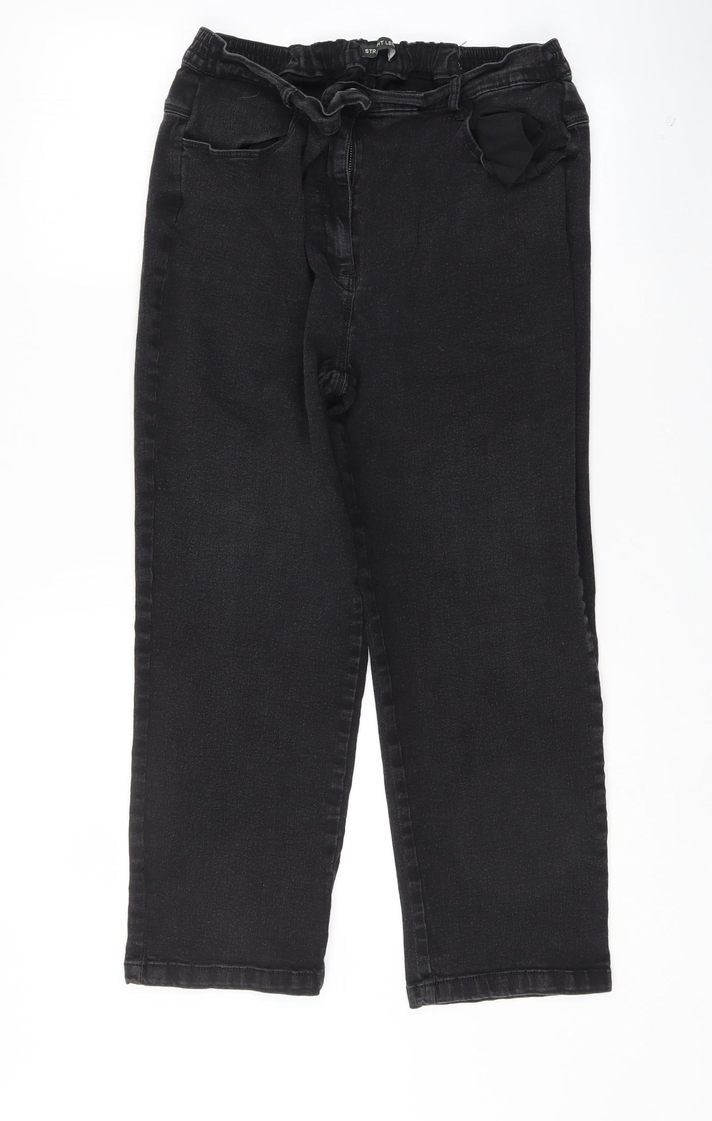 Bonmarché Womens Black   Straight Jeans Size 20 L24.5 in