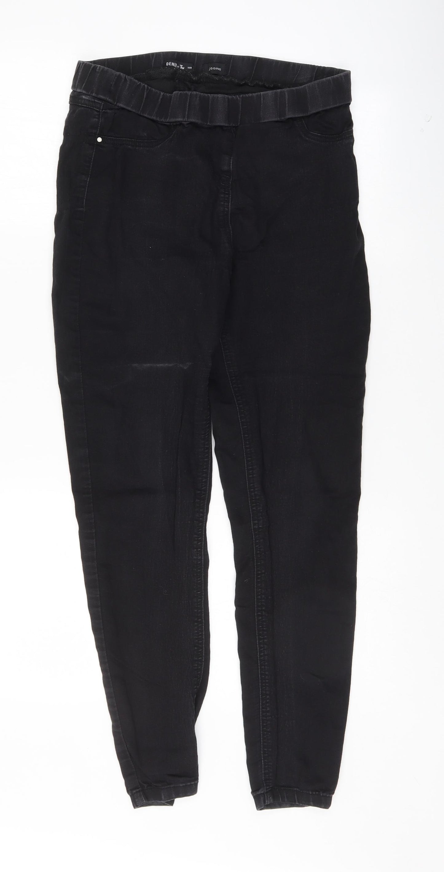 TU Womens Black   Jegging Jeans Size 10 L28 in