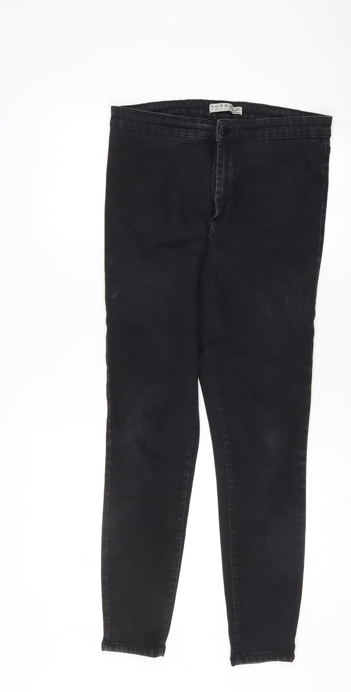 Denim & Co. Womens Black Skinny Jeans Size 14 L27 in