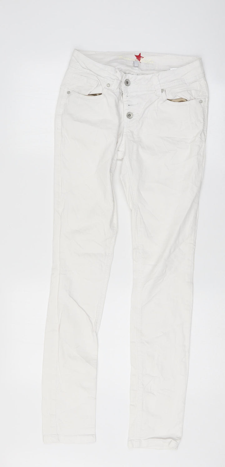Buena Vista Womens White   Skinny Jeans Size XS L32 in