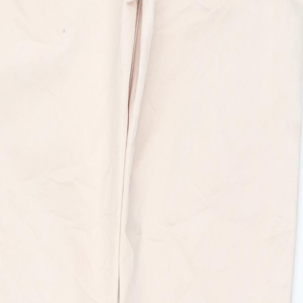 Mother Womens Pink   Skinny Jeans Size 34 L29.5 in