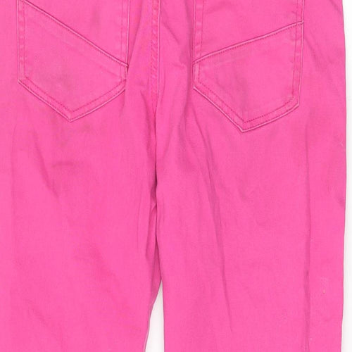 24/7 Womens Pink   Cropped Jeans Size 10 L20 in