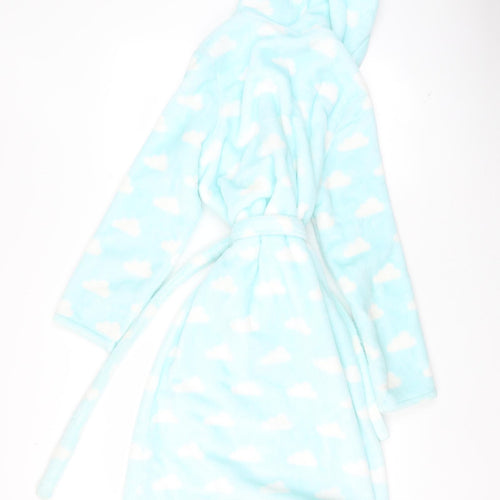 Marks and Spencer Girls Blue Polka Dot  Top Robe Size 13-14 Years