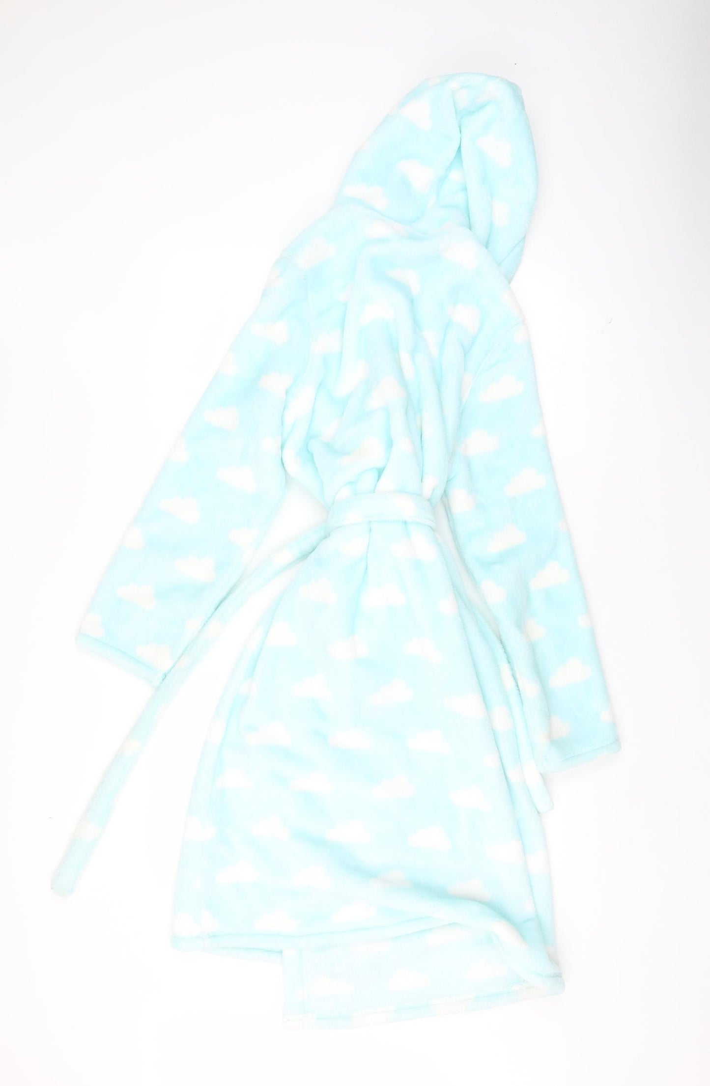 Marks and Spencer Girls Blue Polka Dot  Top Robe Size 13-14 Years