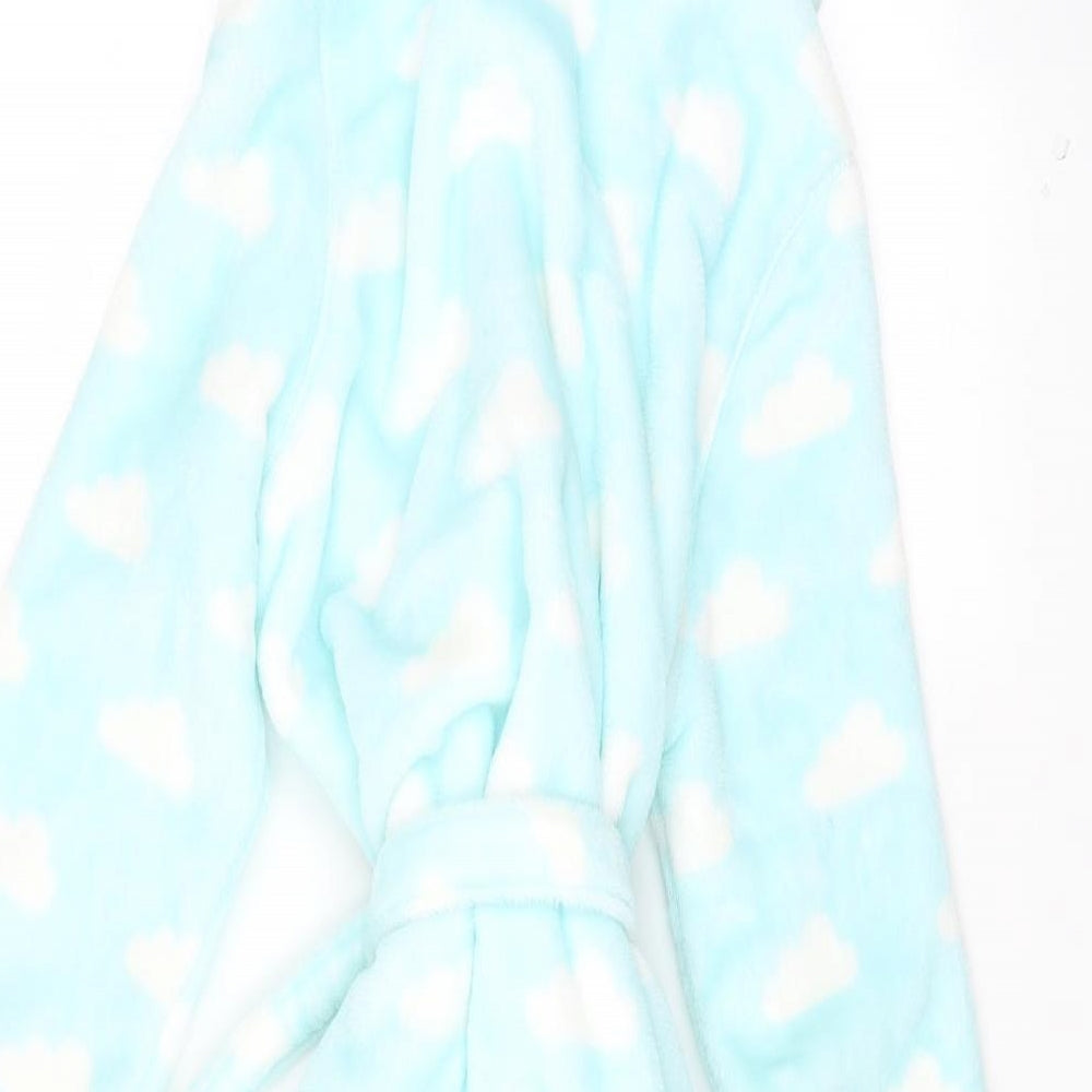 Marks and Spencer Girls Blue Polka Dot  Top Robe Size 13-14 Years