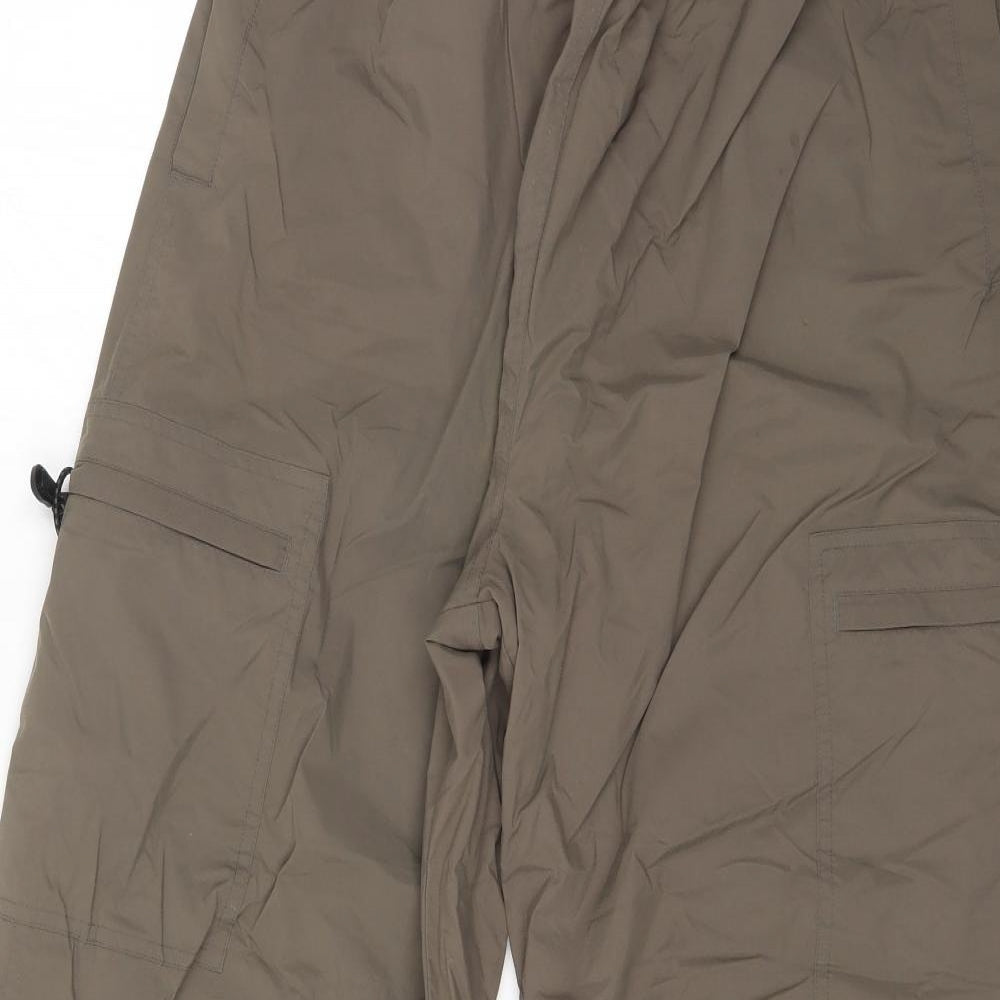 Marks and Spencer Womens Green   Cargo Trousers Size 39 in L29 in