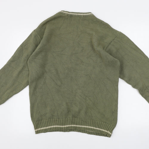 Easy Mens Green   Pullover Jumper Size M