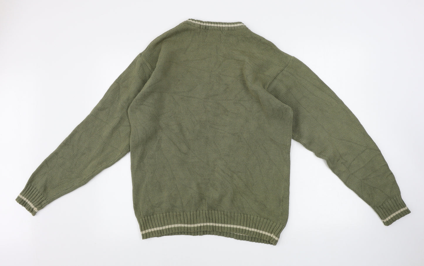 Easy Mens Green   Pullover Jumper Size M