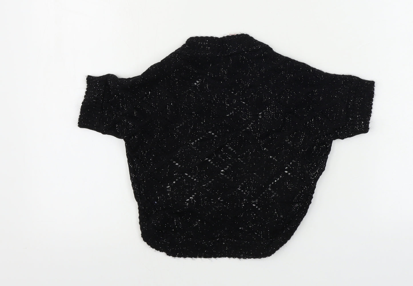 Adams  Girls Black   Cardigan Jumper Size 8 Years