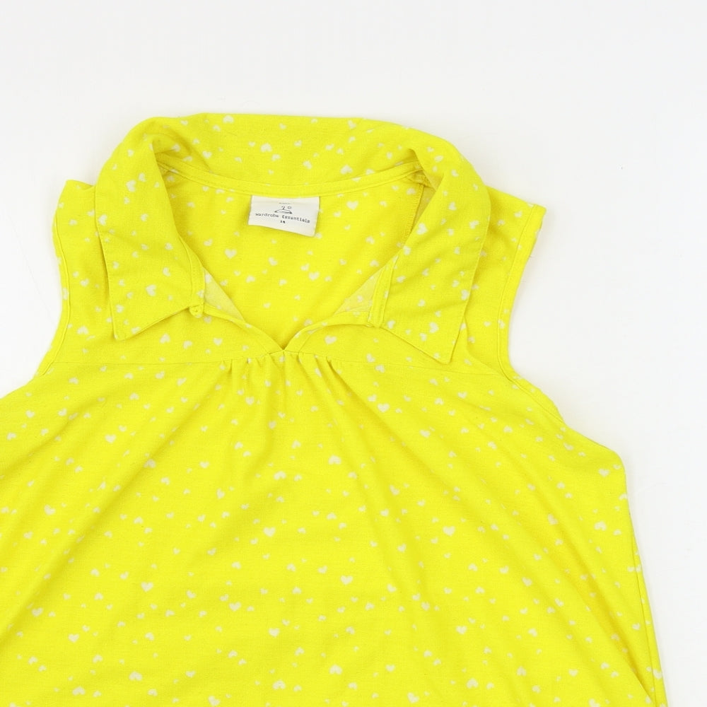 NEXT  Womens Yellow   Basic Blouse Size 14