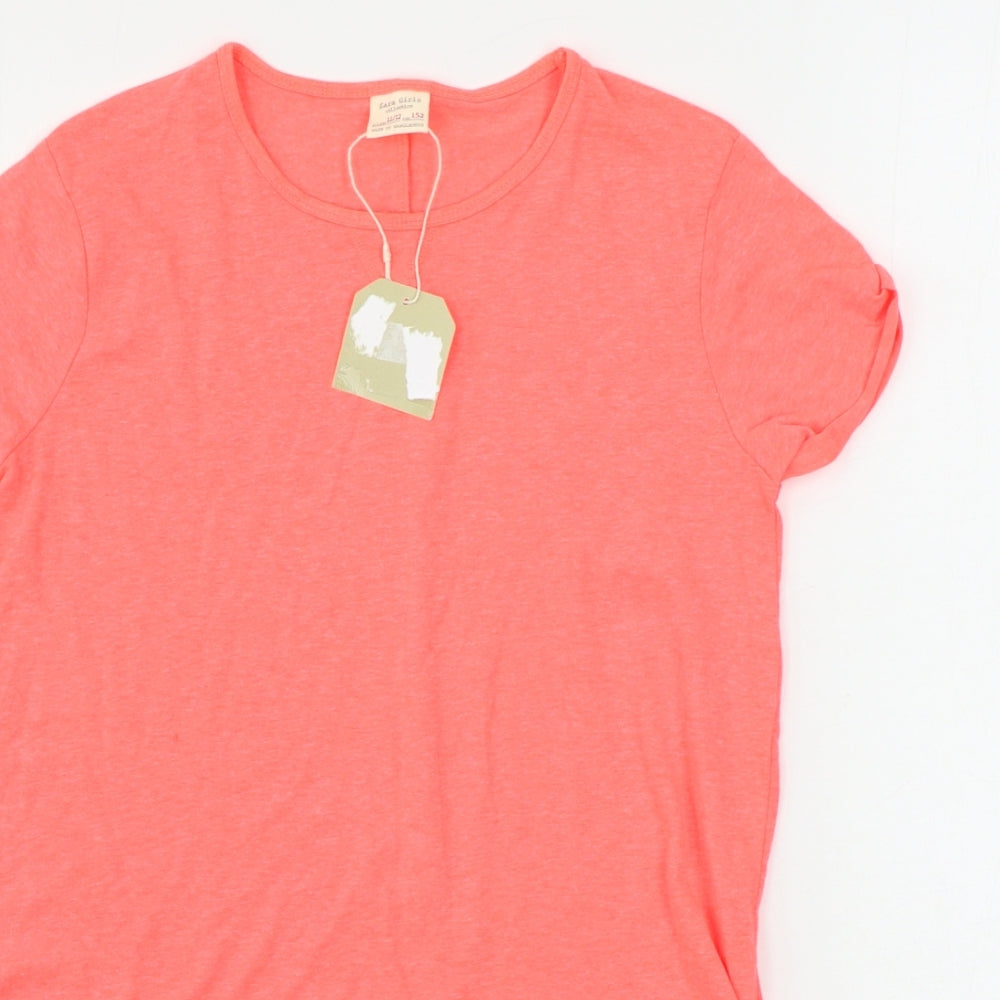 Zara Girls Pink   Basic T-Shirt Size 11-12 Years