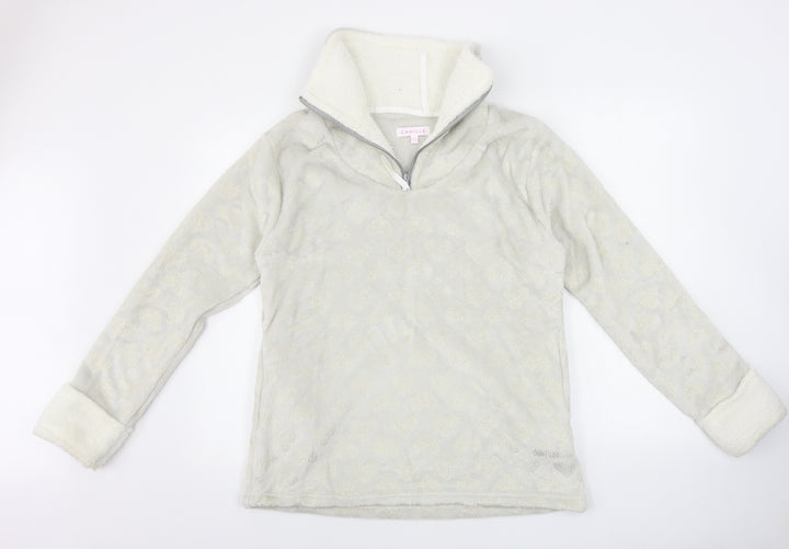 Camille Womens Green Henley Jumper Size 10