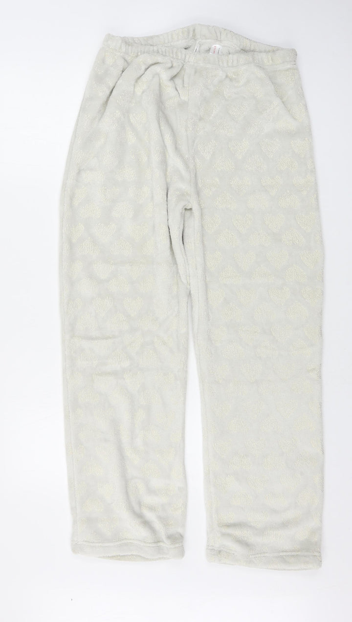 Camille Womens Grey Sweatpants Trousers Size 10 L26 in