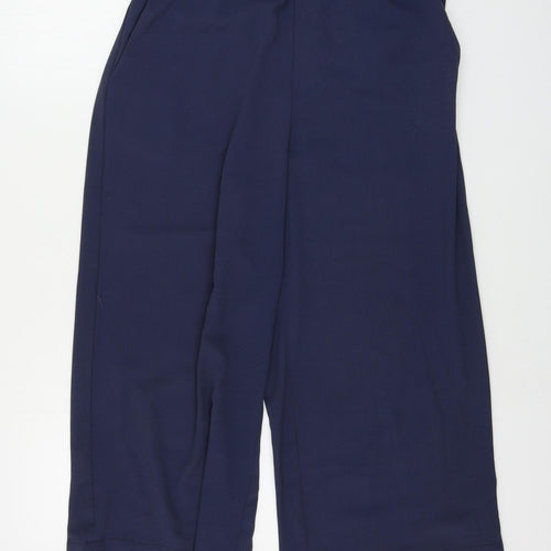 H&M  Womens Blue   Trousers  Size 8 L25 in
