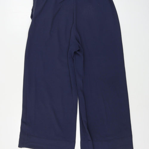 H&M  Womens Blue   Trousers  Size 8 L25 in