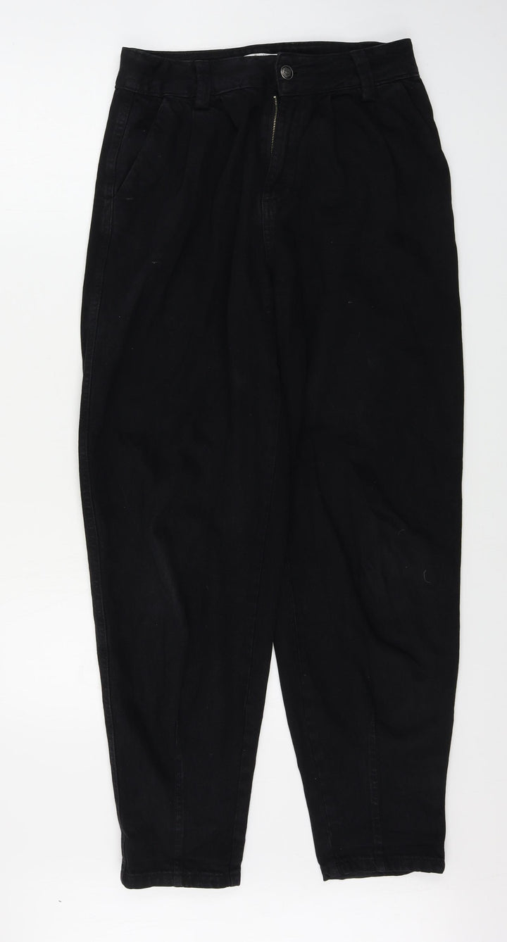Bershka Womens Black Straight Jeans Size 28 in L28 in