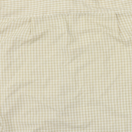 Bar Harbour  Mens Beige Check   Button-Up Size XL