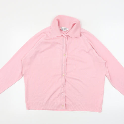Preworn  Womens Pink   Basic Button-Up Size 18