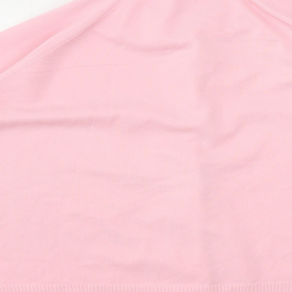 Preworn  Womens Pink   Basic Button-Up Size 18
