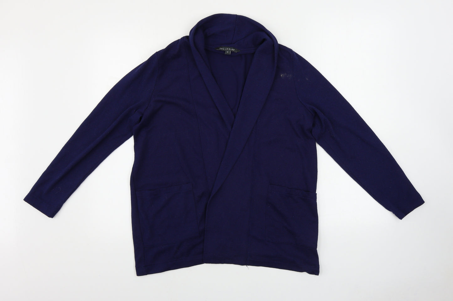 Love Leisure   Womens Blue   Cardigan Jumper Size 12