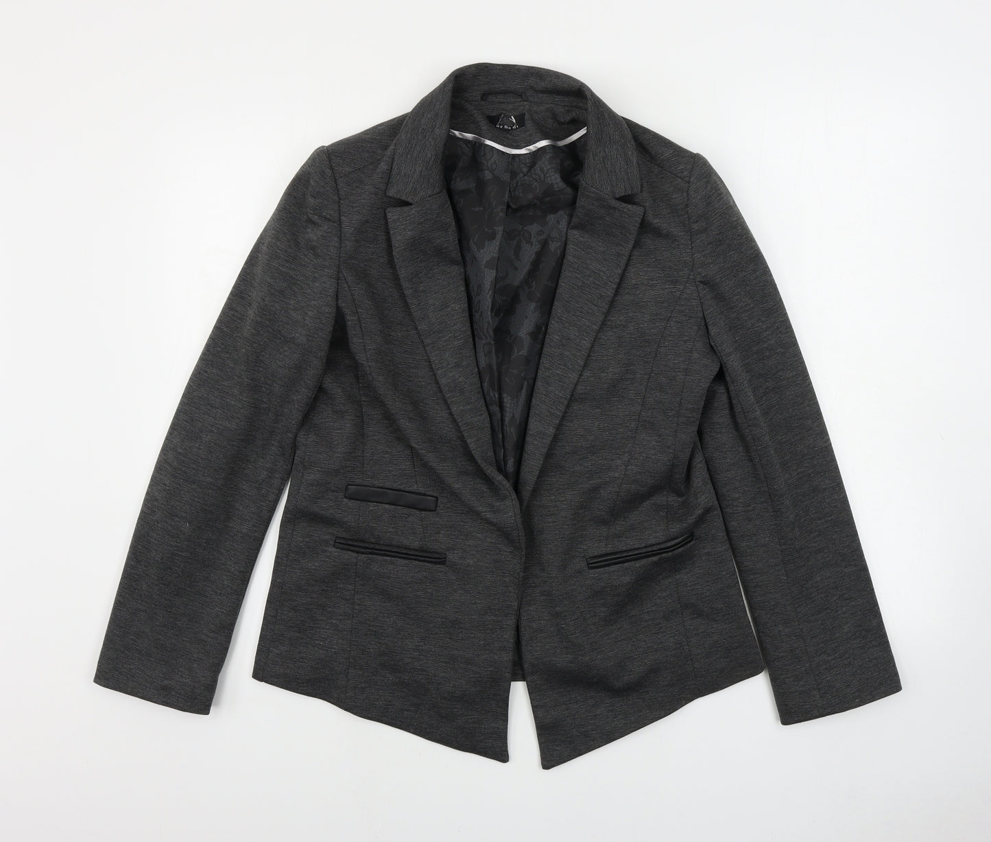 Preworn  Womens Grey   Jacket Blazer Size 14