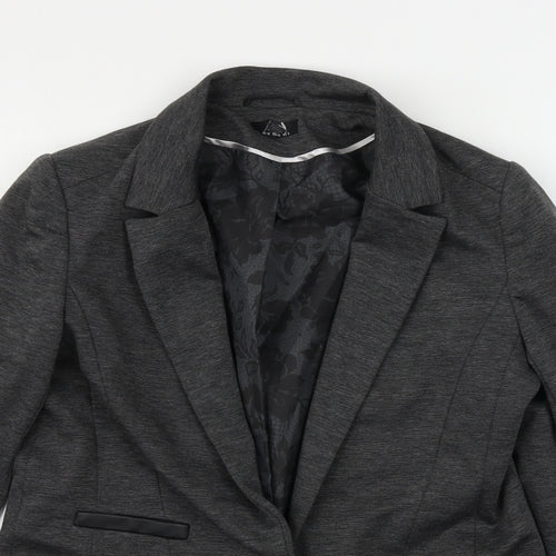 Preworn  Womens Grey   Jacket Blazer Size 14