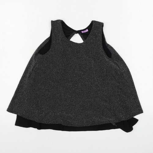 F&F  Girls Grey   Basic Tank Size 10-11 Years