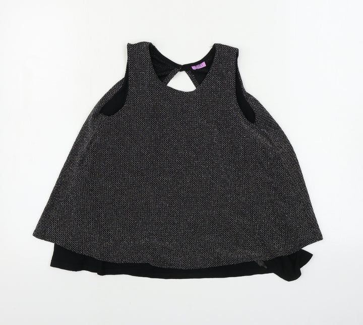 F&F Girls Grey Basic Tank Size 10-11 Years