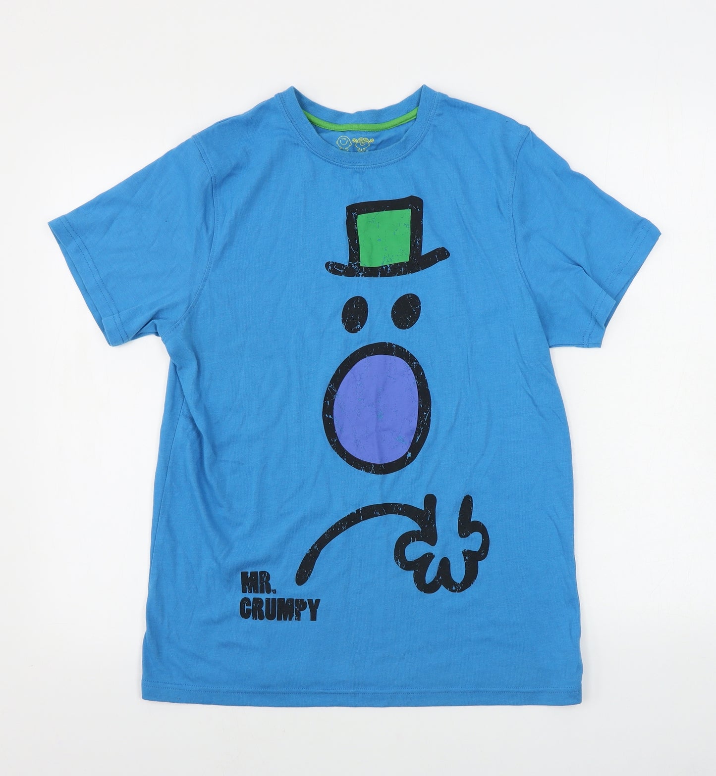Mr. Men  Mens Blue    T-Shirt Size M