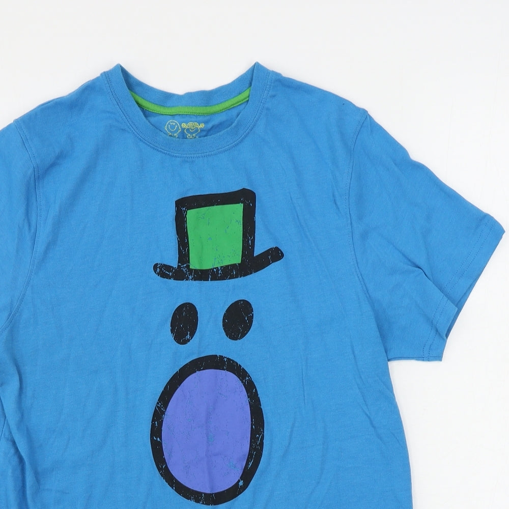 Mr. Men  Mens Blue    T-Shirt Size M