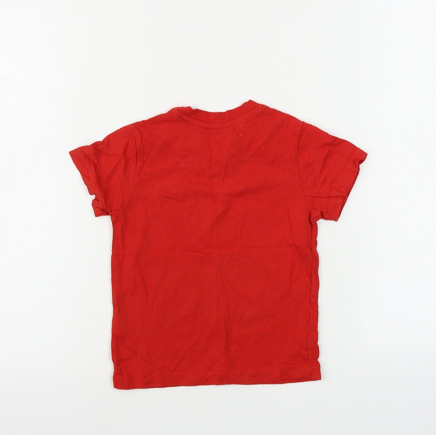 Studio Boys Red   Basic T-Shirt Size 2-3 Years  - Christmas T Shirt