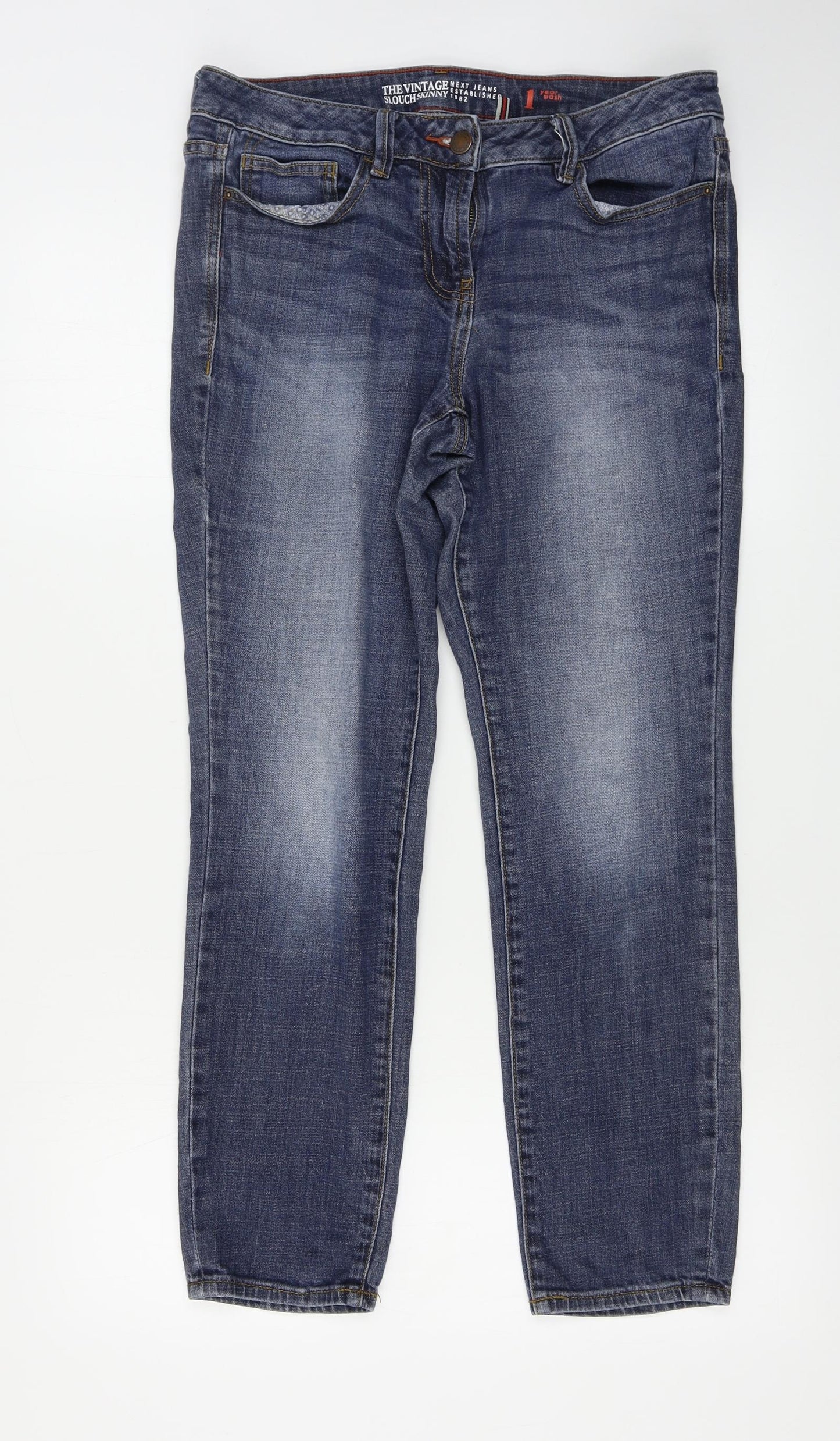 NEXT  Womens Blue   Skinny Jeans Size 12 L24 in