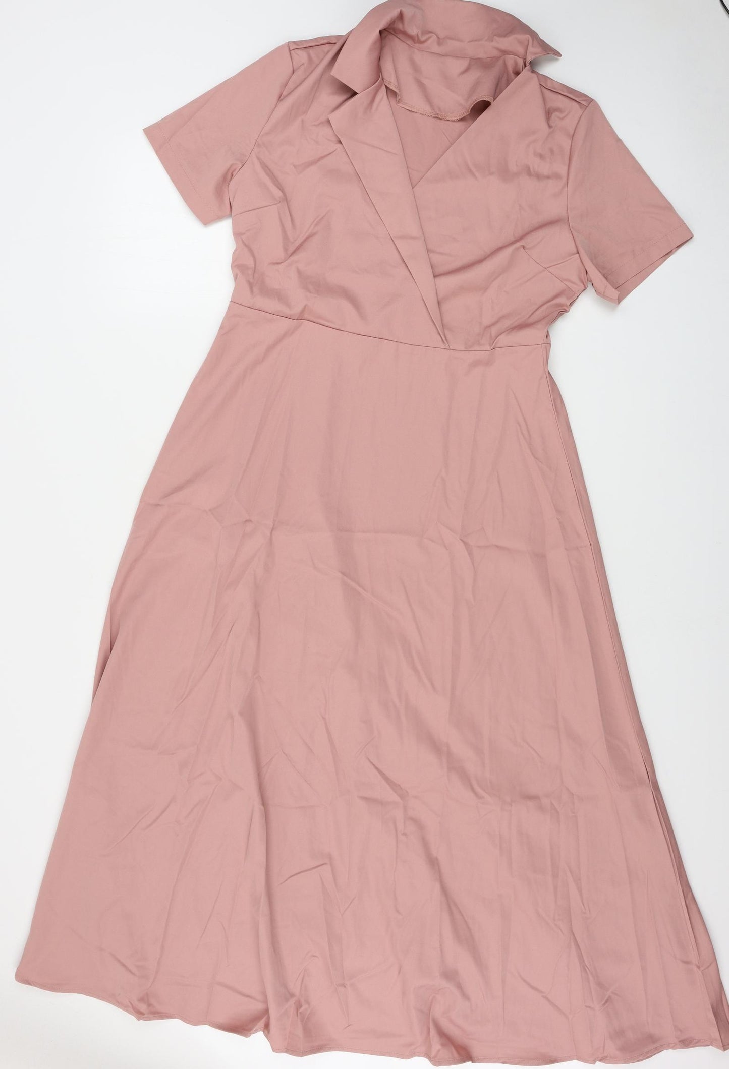 SheIn Womens Pink   A-Line  Size L
