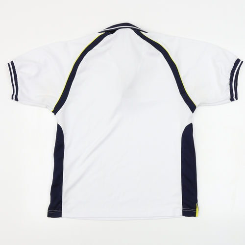 Uneek Mens White    Polo Size S