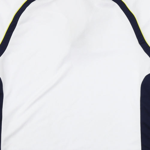 Uneek Mens White    Polo Size S