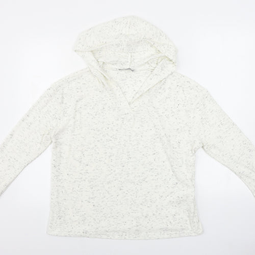 New Look  Womens White   Pullover Hoodie Size S
