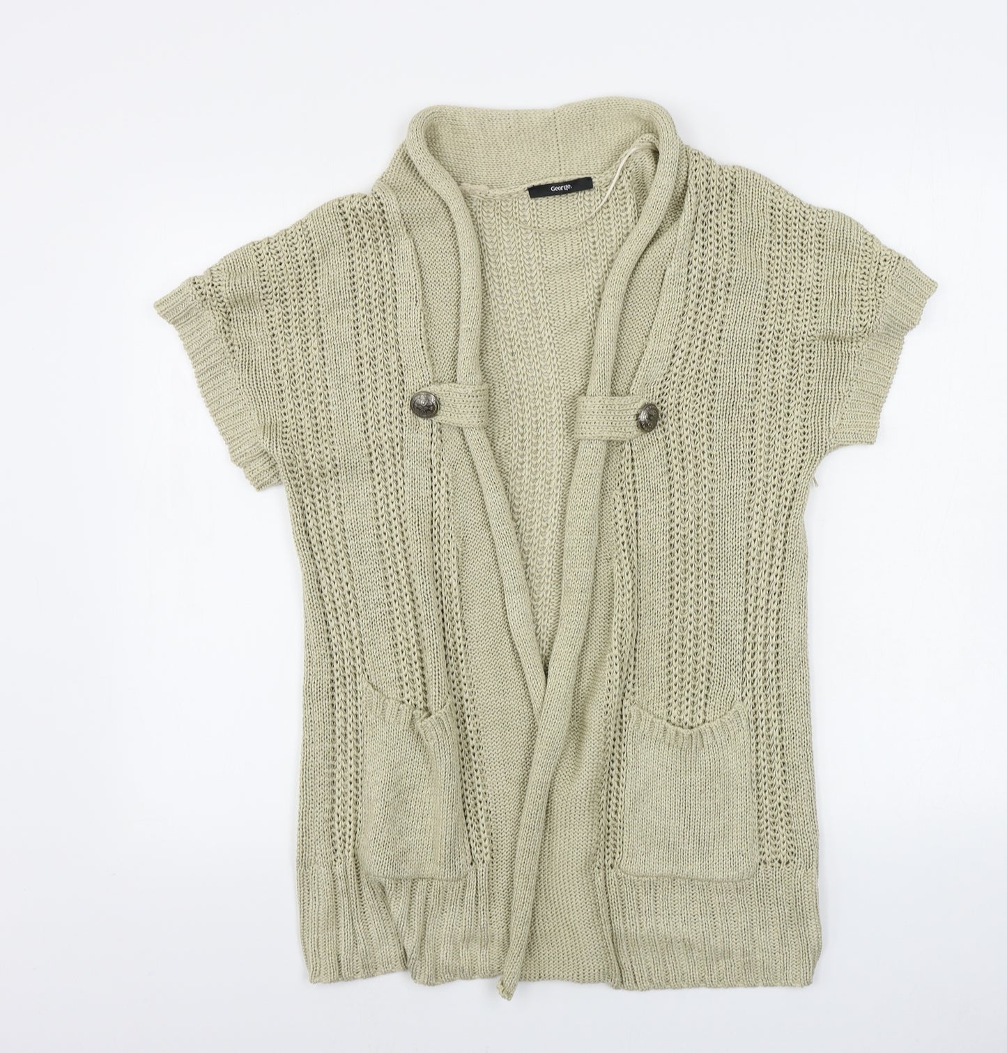 George Womens Beige   Cardigan Jumper Size 12