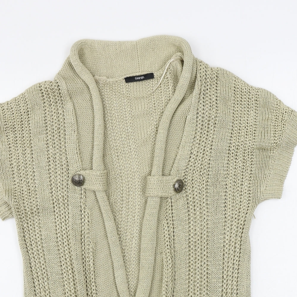 George Womens Beige   Cardigan Jumper Size 12