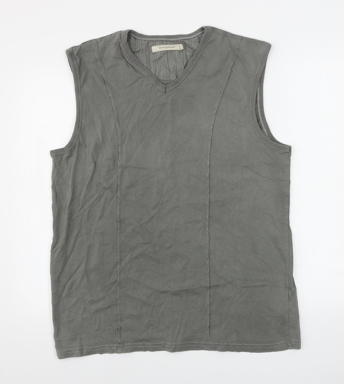 rocha john rocha  Mens Grey    T-Shirt Size XL