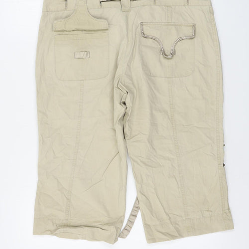 Dorothy Perkins  Womens Beige   Cargo Shorts Size 14