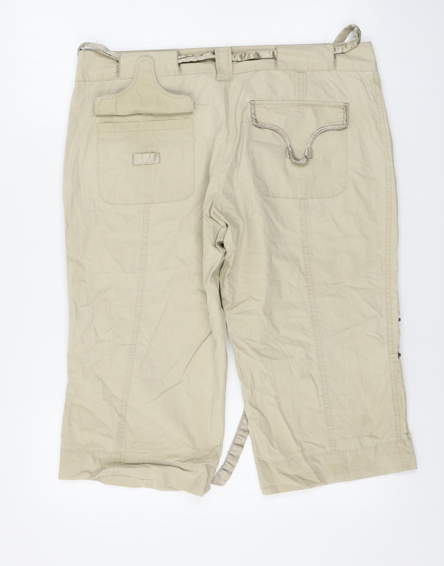 Dorothy Perkins  Womens Beige   Cargo Shorts Size 14