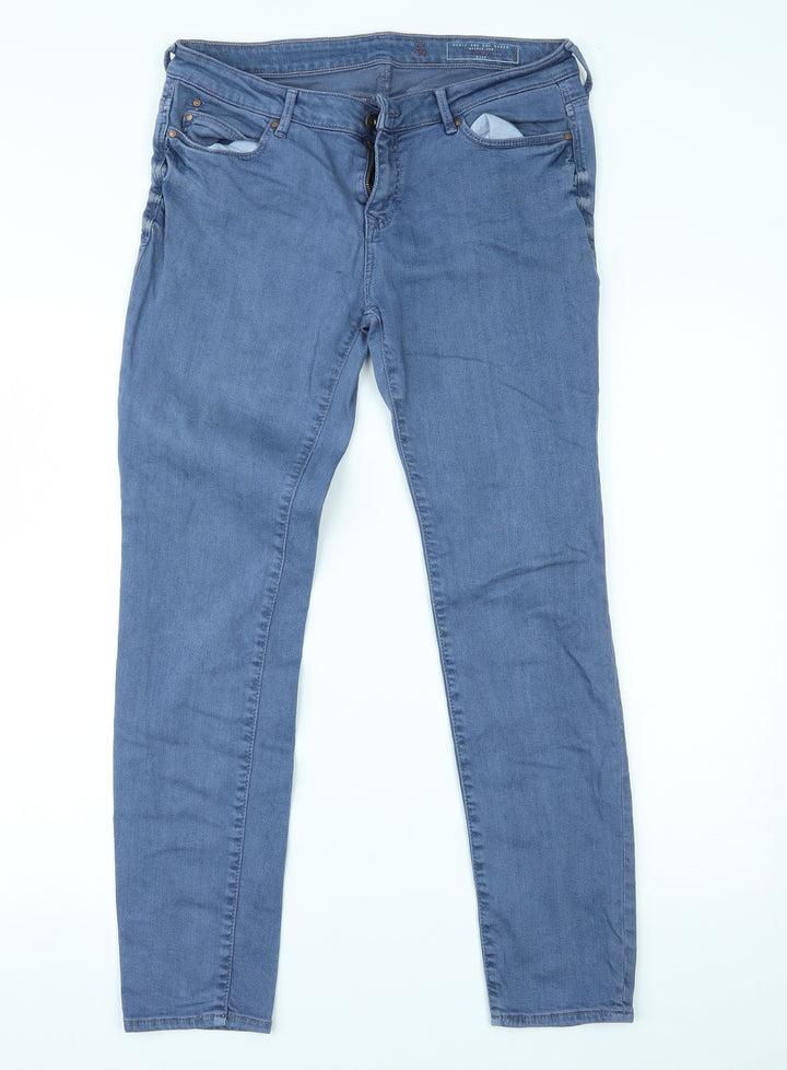 EDC Womens Blue Denim Skinny Jeans Size 29 in L30 in