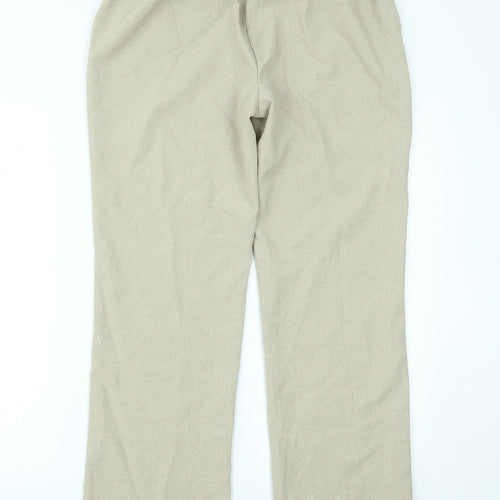 Bonmarché Womens Beige   Trousers  Size 14 L28 in