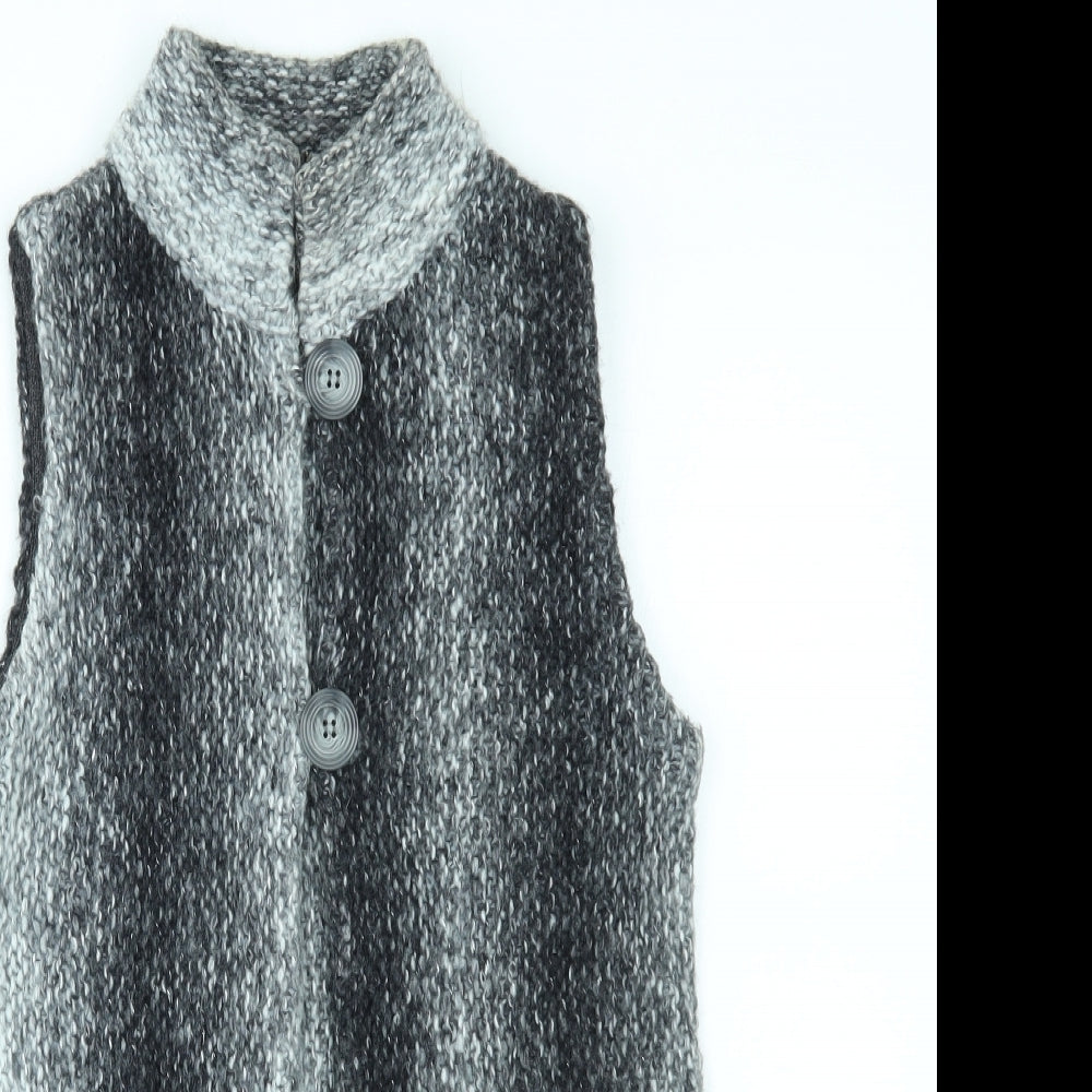 Papaya Womens Grey   Cardigan Jumper Size 10