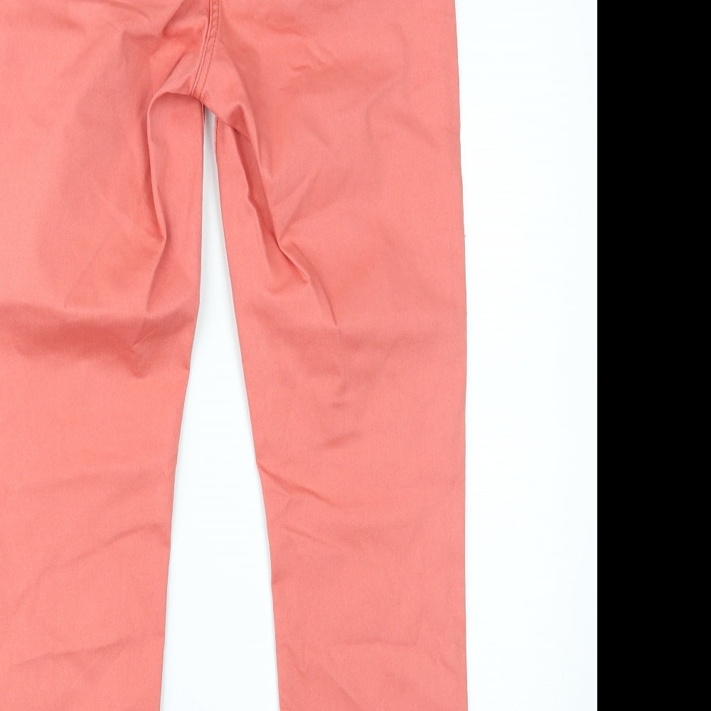 crop Womens Pink  Denim Skinny Jeans Size 12 L22.5 in