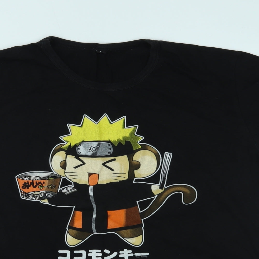 Continental Mens Black    T-Shirt Size L