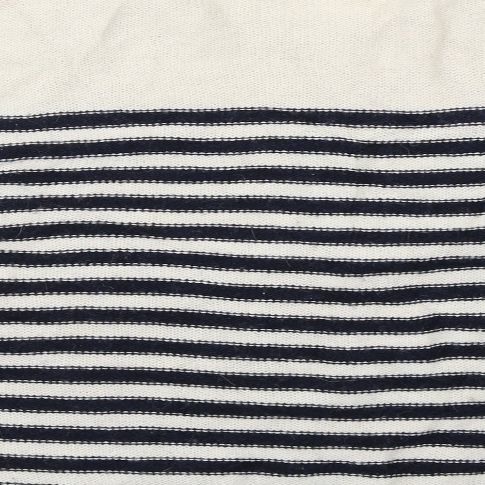 Topshop Womens Beige Striped  Pullover Jumper Size 12