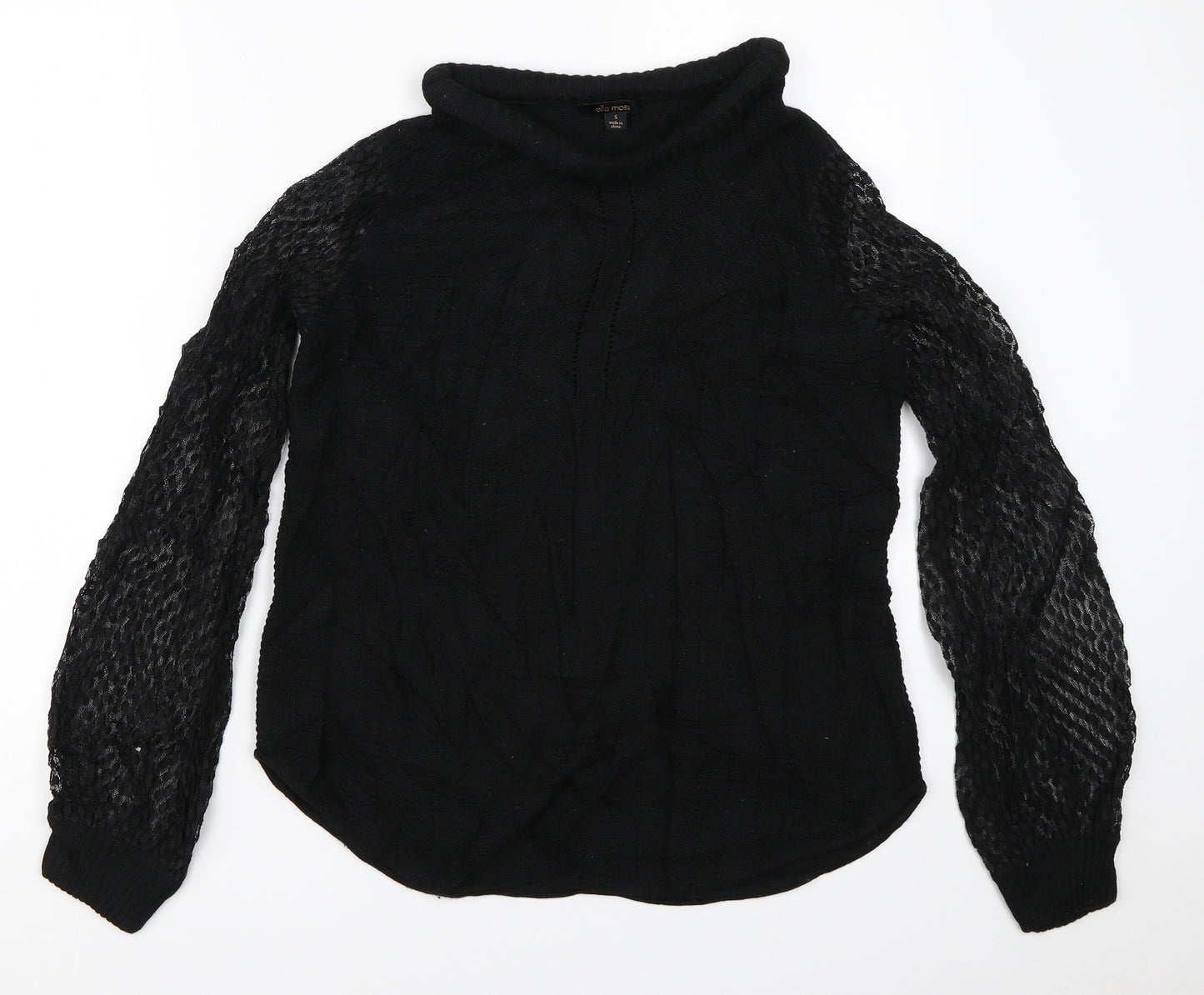 Ella Moss Womens Black   Pullover Jumper Size S